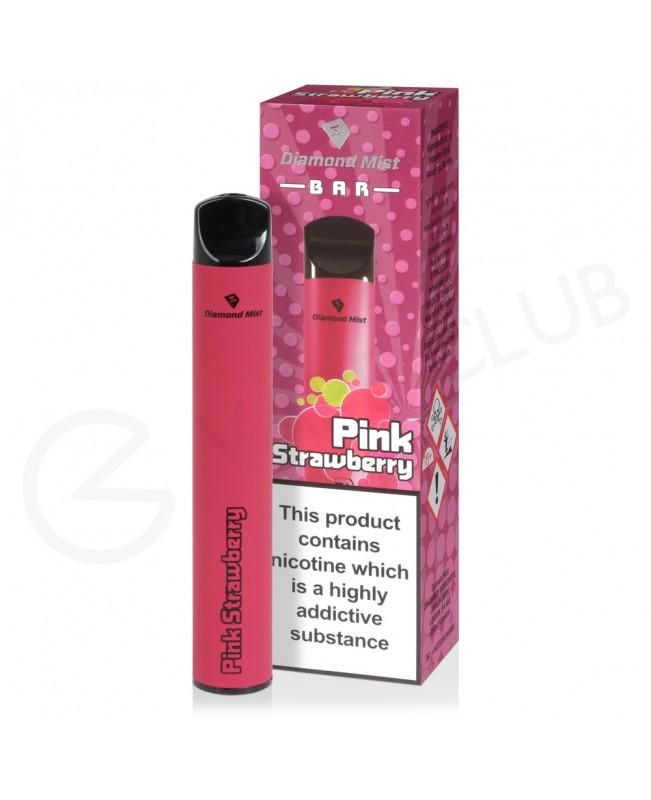 Pink Strawberry Diamond Mist Bar Disposable Vape