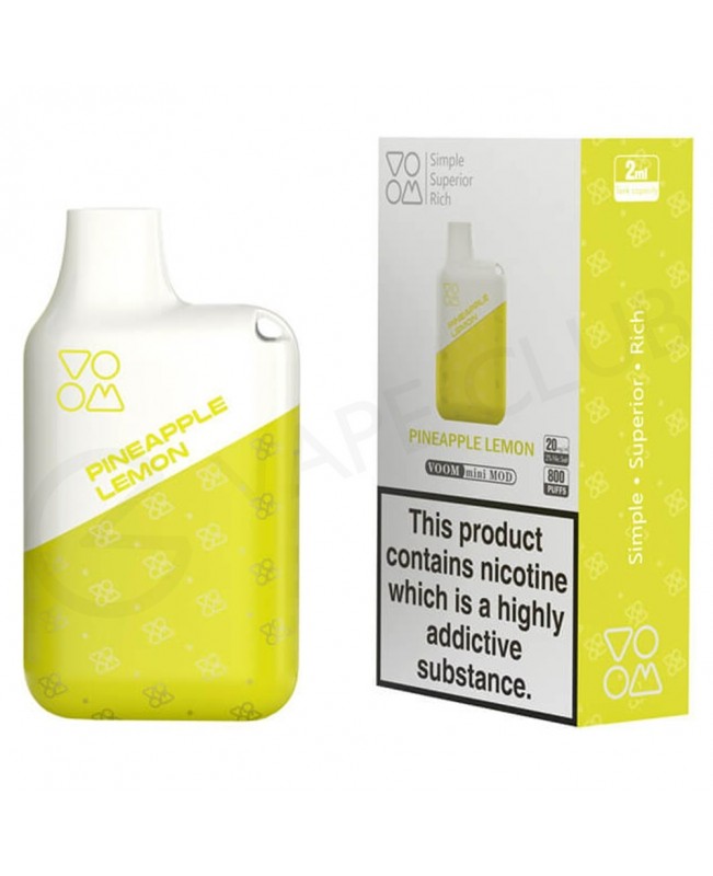 Pineapple Lemon Voom Mini Mod Disposable Vape