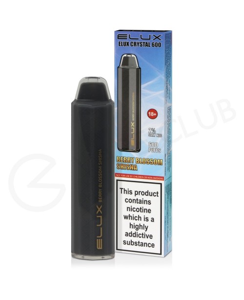 Berry Blossom Shisha Elux Crystal 600 Disposable V...