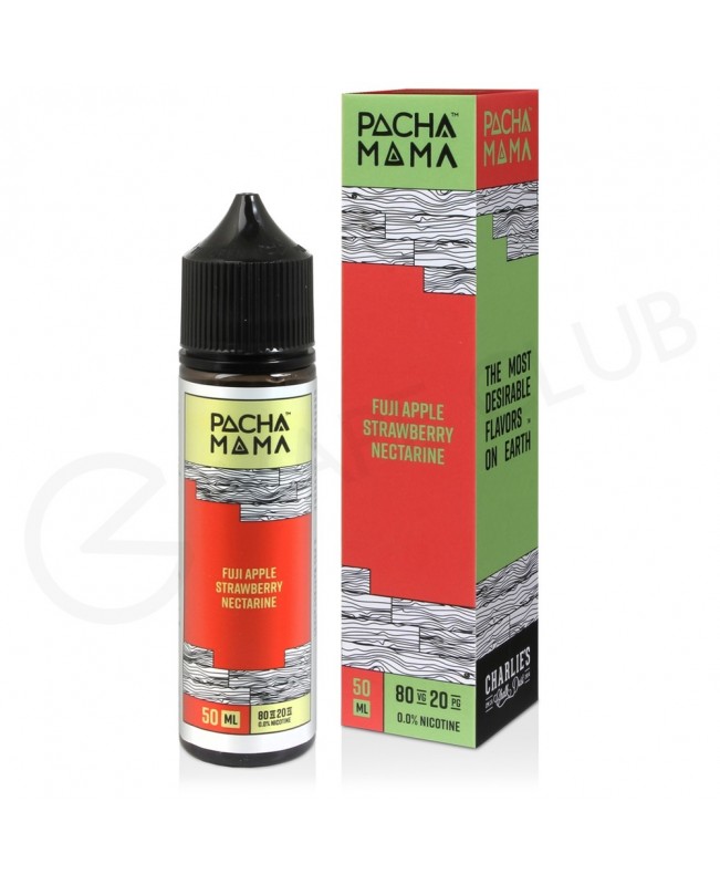 Fuji Apple, Strawberry Nectarine Shortfill E-Liquid by Pacha Mama 50ml