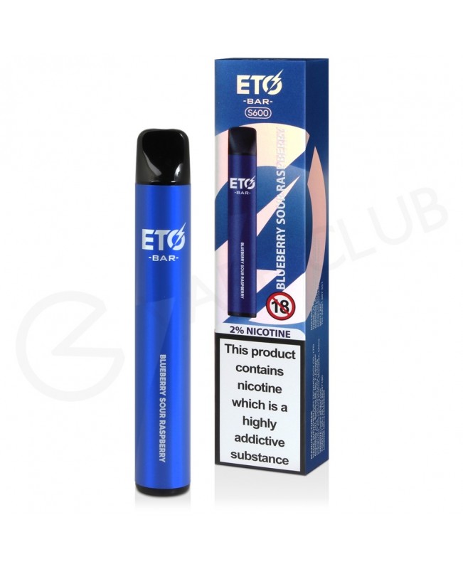 Blueberry Sour Raspberry Smok Eto Bar S600 Disposable Vape