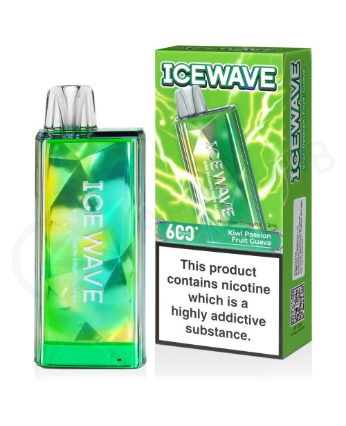 Kiwi Passion Fruit Guava Voopoo Icewave B600 Dispo...