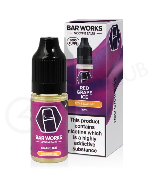 Red Grape Ice Nic Salt E-Liquid by Bar Works