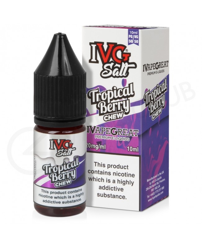 Tropical Berry Chew Nic Salt E-Liquid by IVG