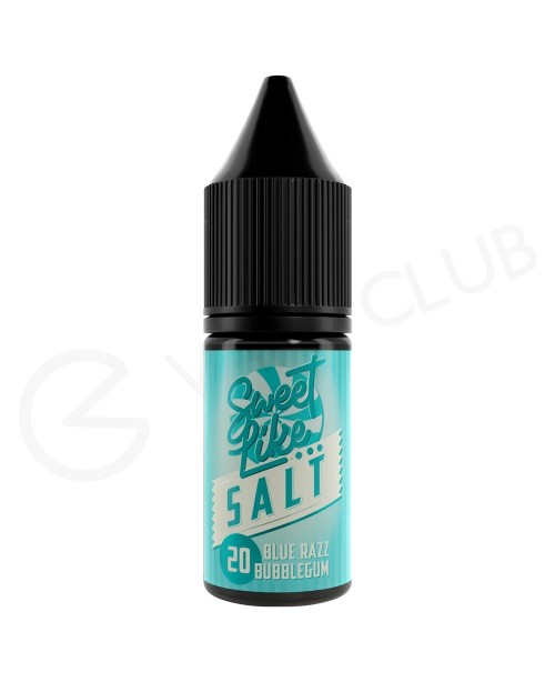 Blue Razz Bubblegum Nic Salt E-Liquid by Sweet Lik...