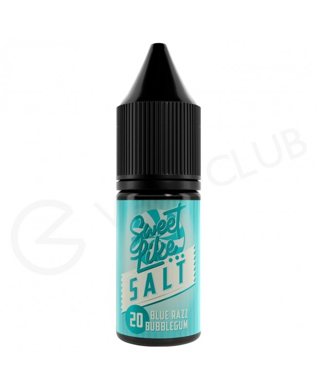 Blue Razz Bubblegum Nic Salt E-Liquid by Sweet Like