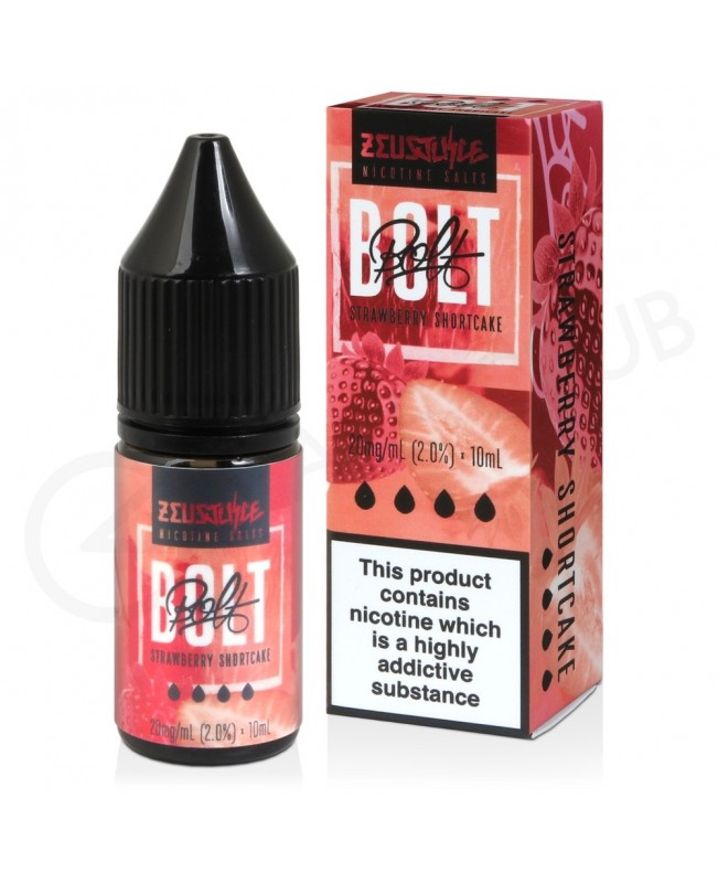 Strawberry Shortcake Nic Salt E-Liquid by Bolt