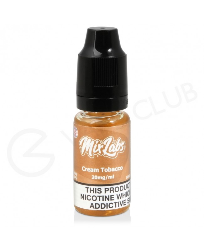 Cream Tobacco Nic Salt E-Liquid by Mix Labs