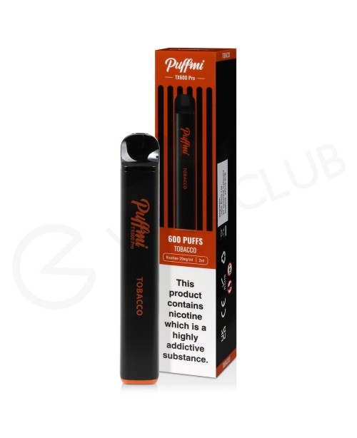 Tobacco Puffmi TX600 Pro Disposable Vape