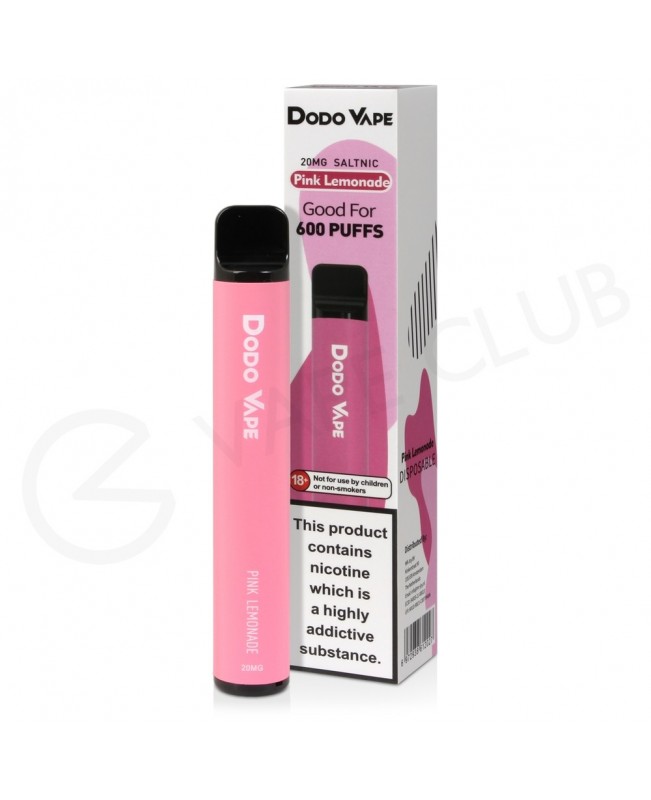 Pink Lemonade Dodo Bar 600 Disposable Vape