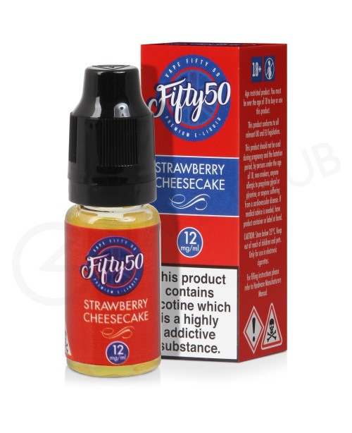 Strawberry Cheesecake E-Liquid by Fifty 50