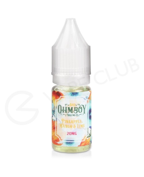 Pineapple Mango Lime Nic Salt E-Liquid by Ohm Boy ...