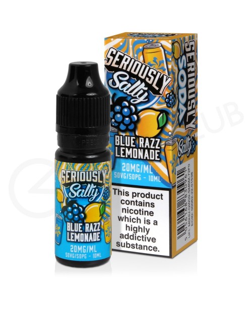 Blue Razz Lemonade Nic Salt E-Liquid by Seriously ...