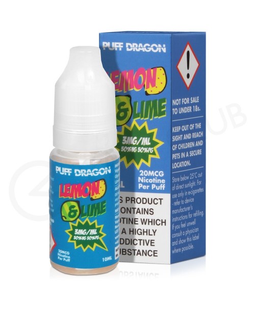 Lemon & Lime E-Liquid by Puff Dragon