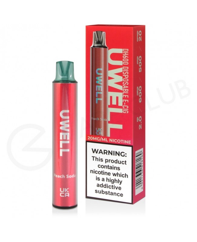 Peach Soda Uwell DH600 Disposable Vape