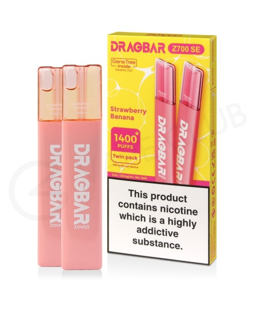 Strawberry Banana Drag Bar Z700 SE Disposable Vape...