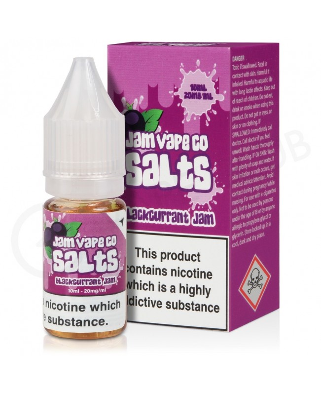 Blackcurrant Jam Nic Salt E-Liquid by Jam Vape Co.