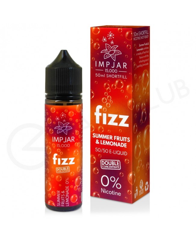 Summer Fruits & Lemonade Fizz Shortfill E-Liquid by Imp Jar 50ml