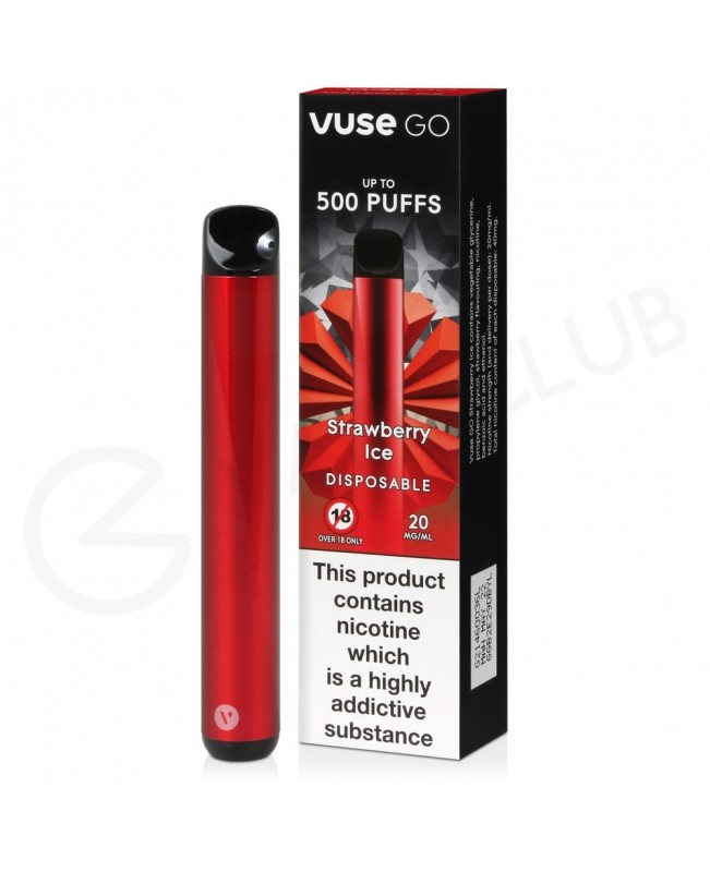 Strawberry Ice Vuse Go Disposable Vape