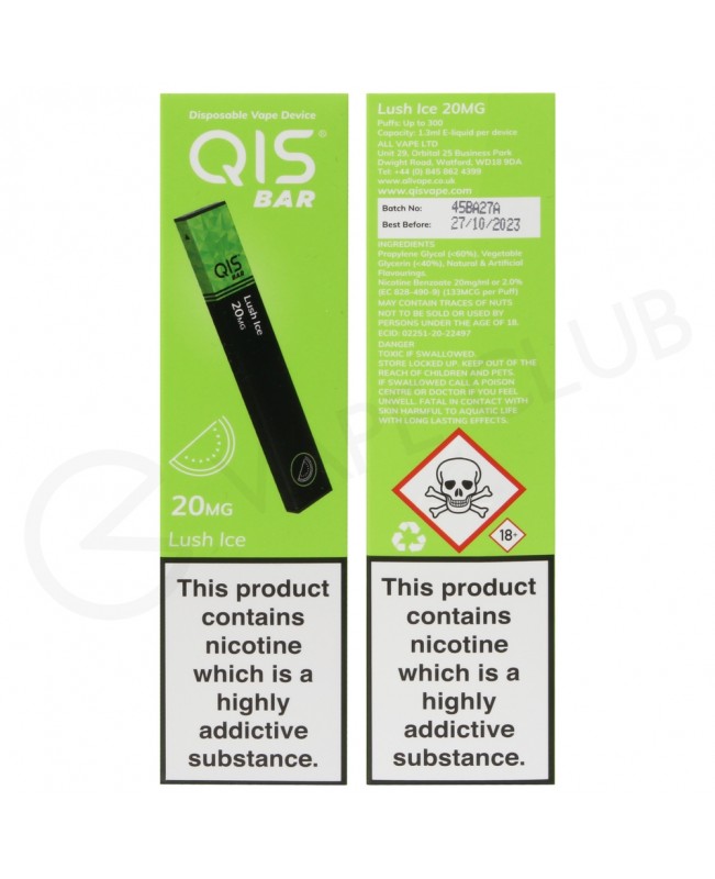 Lush Ice QIS Disposable Device