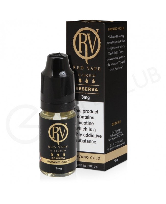 Havano Gold E-Liquid by Red Vape