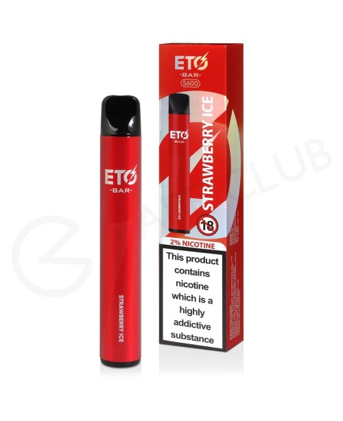 Strawberry Ice Eto Bar S600 Disposable Vape