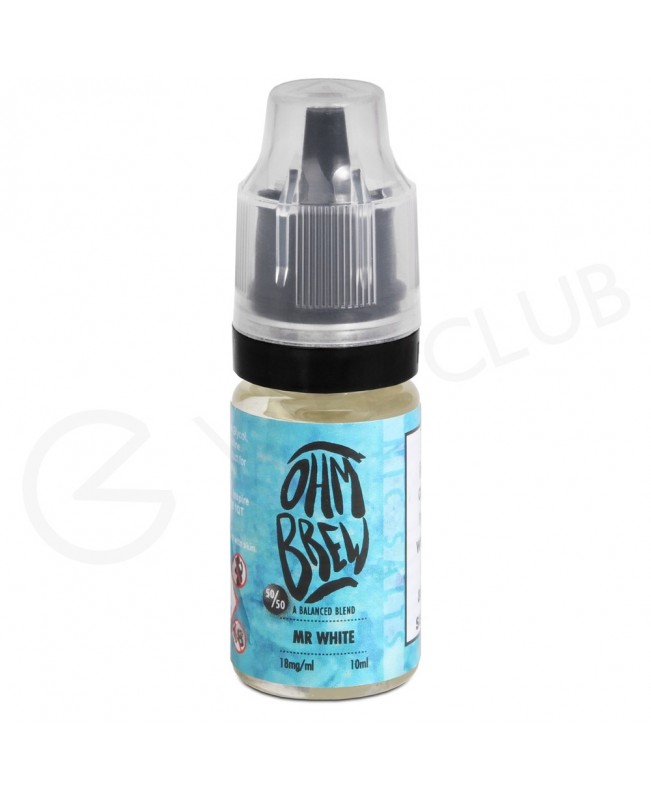 Mr White E-liquid by Ohm Brew 50/50 Nic Salts