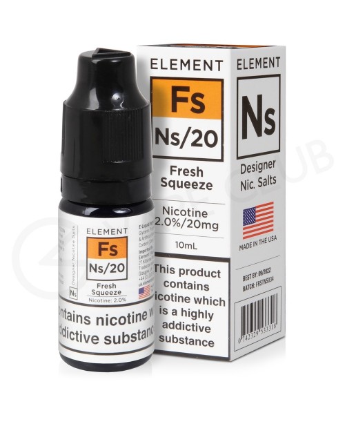 NS20, NS10 & NS5 Fresh Squeeze E-Liquid by Ele...