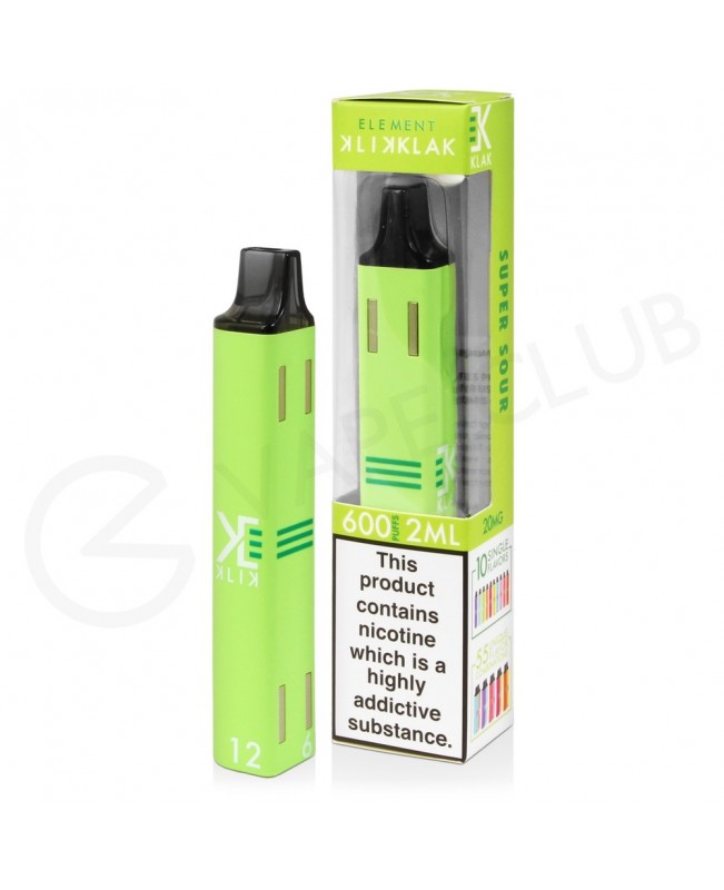 Super Sour Klik Klak Disposable Vape