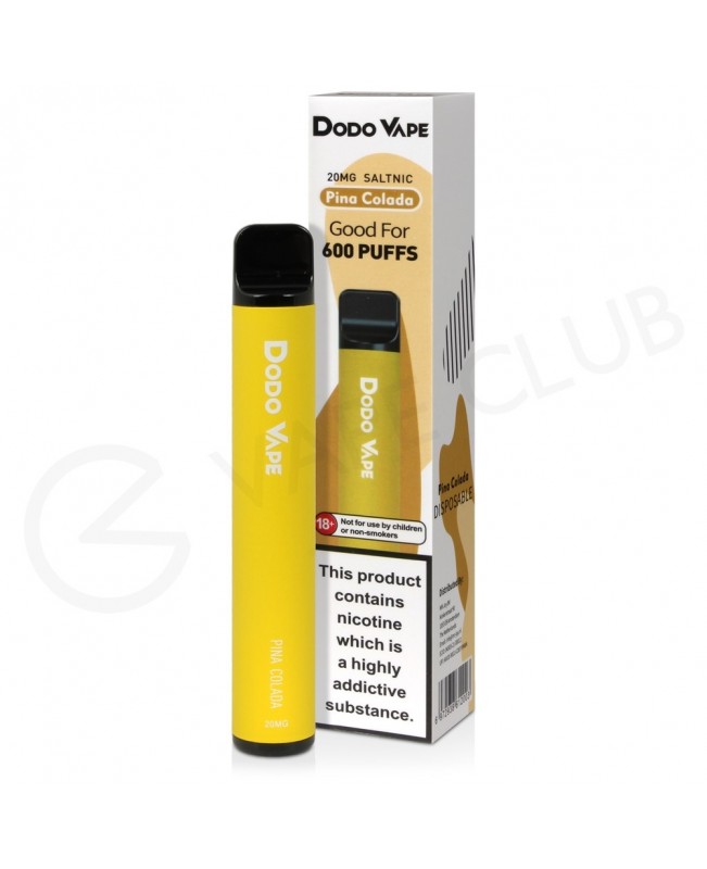 Pina Colada Dodo Bar 600 Disposable Vape