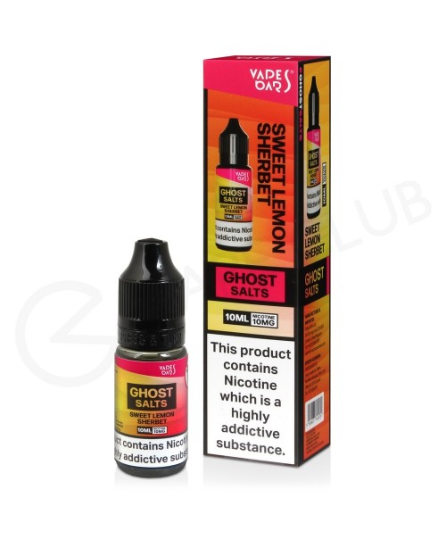 Sweet Lemon Sherbet Nic Salt E-Liquid by Ghost Sal...