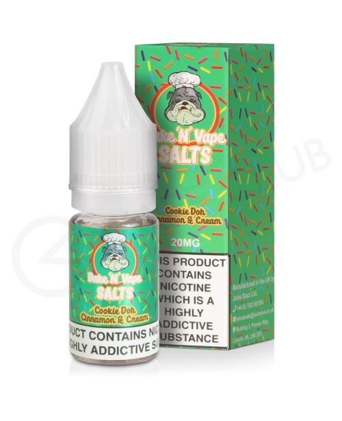 Cookie Dough Cinnamon and Cream Nic Salt eLiquid b...