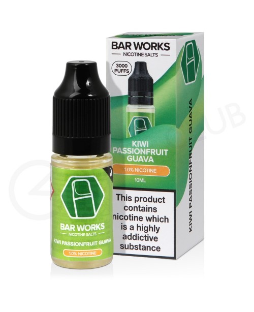 Kiwi Passionfruit Guava Nic Salt E-Liquid by Bar W...