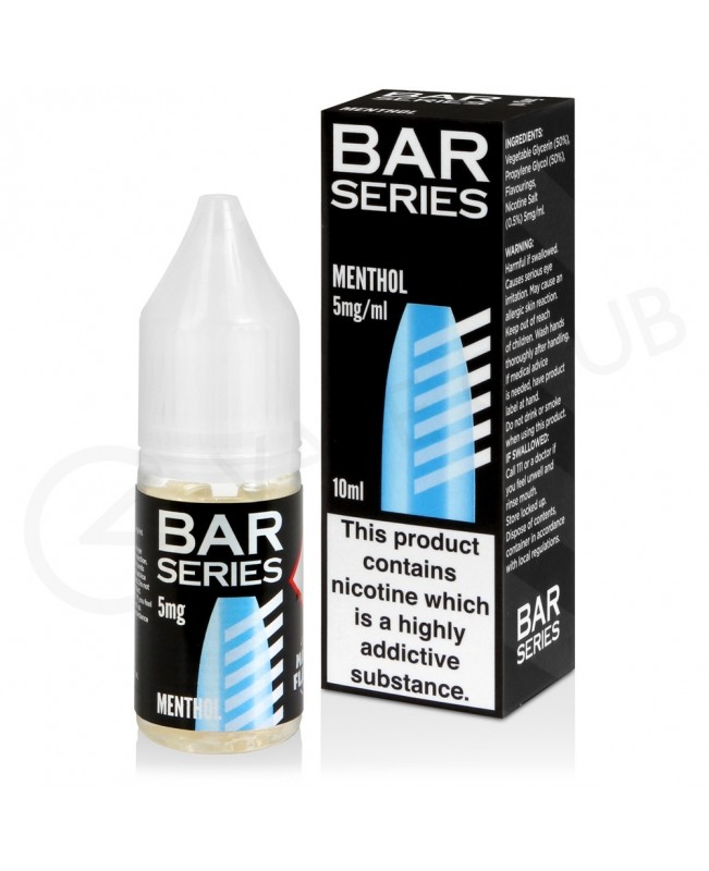 Menthol Nic Salt E-Liquid by Bar Series