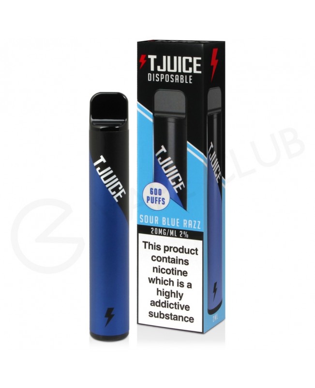 Sour Blue Razz Tjuice Disposable Vape