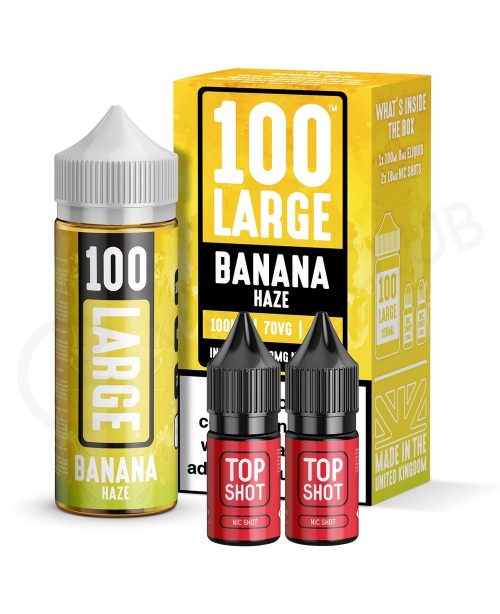 Banana Haze Shortfill E-Liquid by 100 Large 100ml