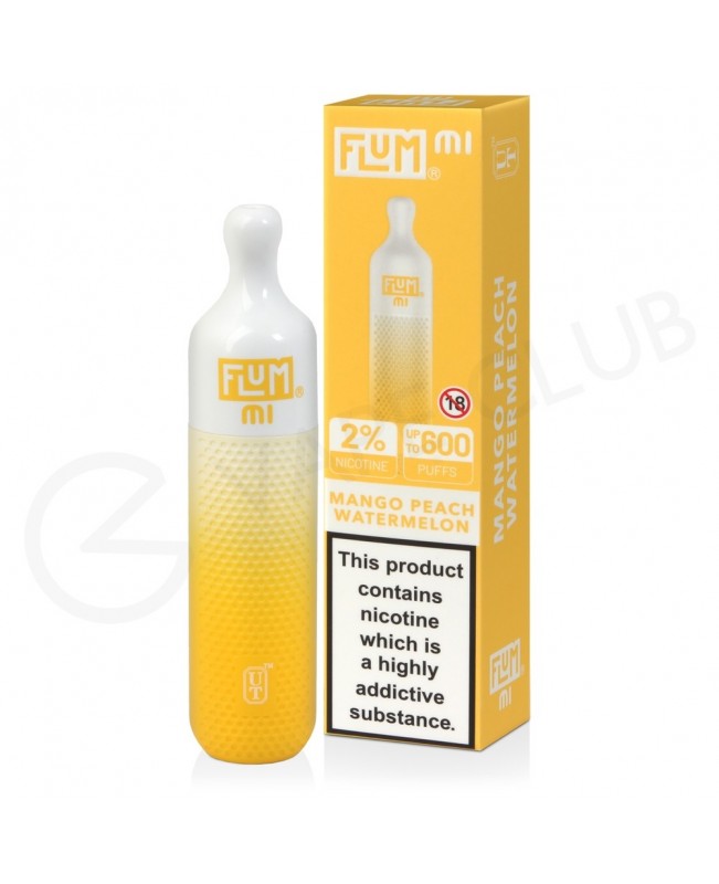 Mango Peach Watermelon Flum Mi Bar Disposable Vape