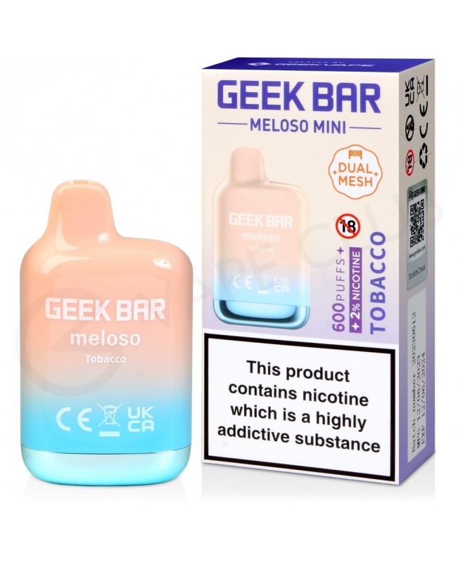 Tobacco Geek Bar Meloso Mini Disposable Vape