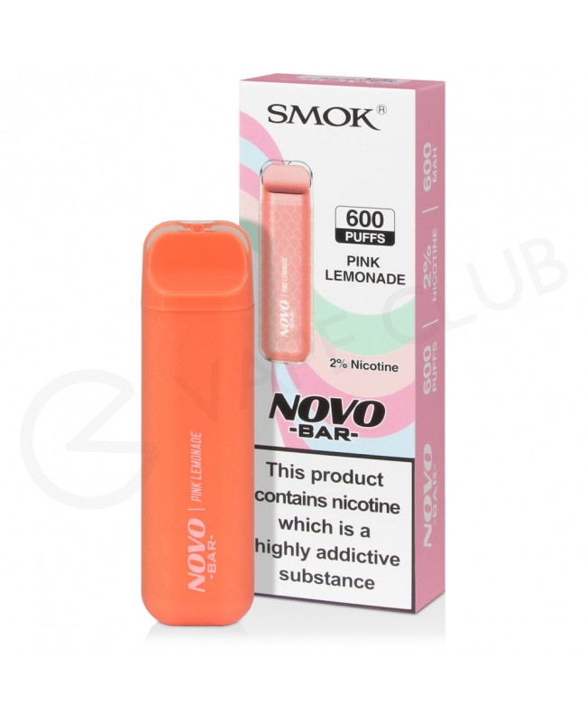 Pink Lemonade Smok Novo Bar Disposable Vape