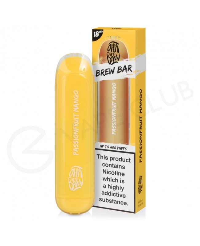 Passionfruit Mango Brew Bar Disposable Vape