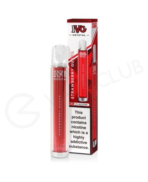 Strawberry Guava IVG Bar Crystal Disposable Vape