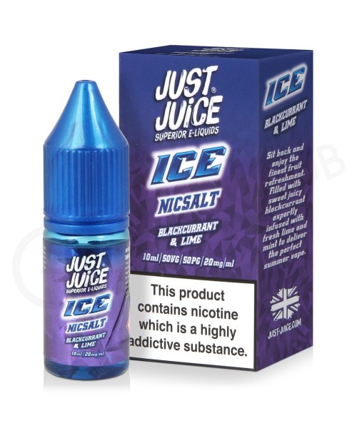 Blackcurrant & Lime Nic Salt E-Liquid by Just ...