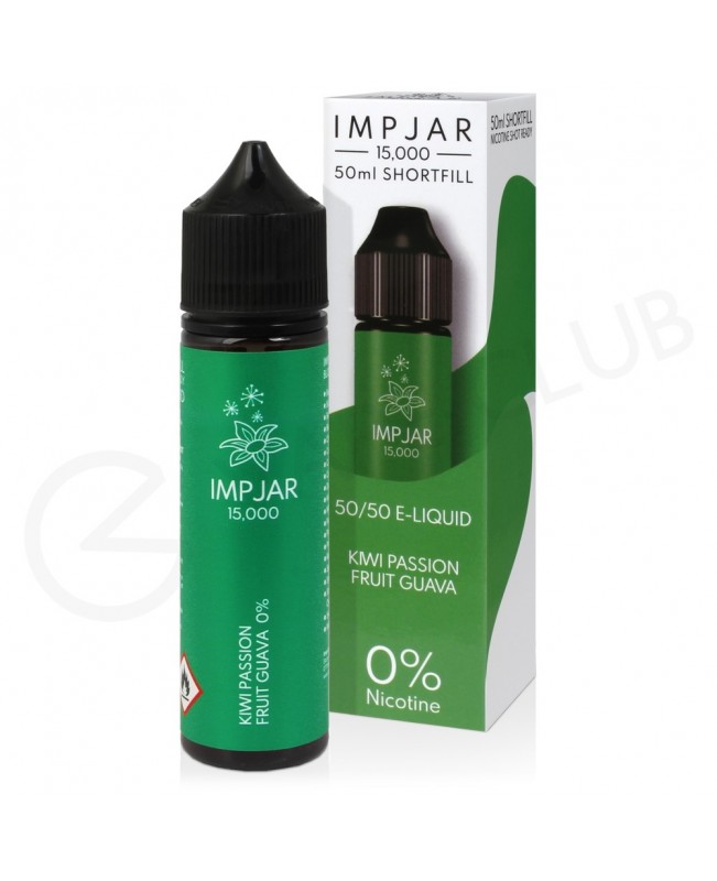 Kiwi Passionfruit Guava Shortfill E-Liquid by Imp Jar 50ml