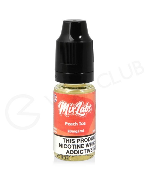 Peach Ice Nic Salt E-Liquid by Mix Labs