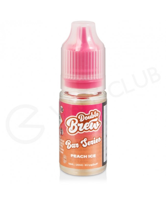 Peach Ice Nic Salt E-Liquid by Double Brew