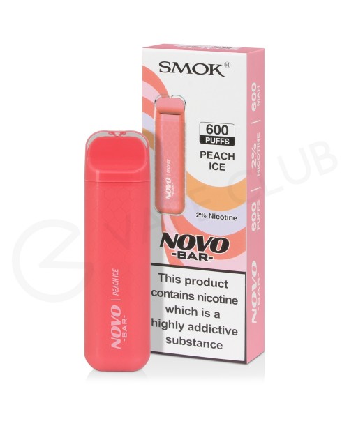 Peach Ice Smok Novo Bar Disposable Vape