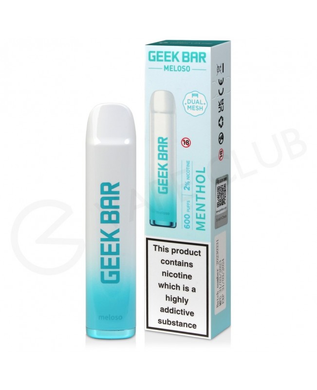 Menthol Geek Bar Meloso Disposable Vape