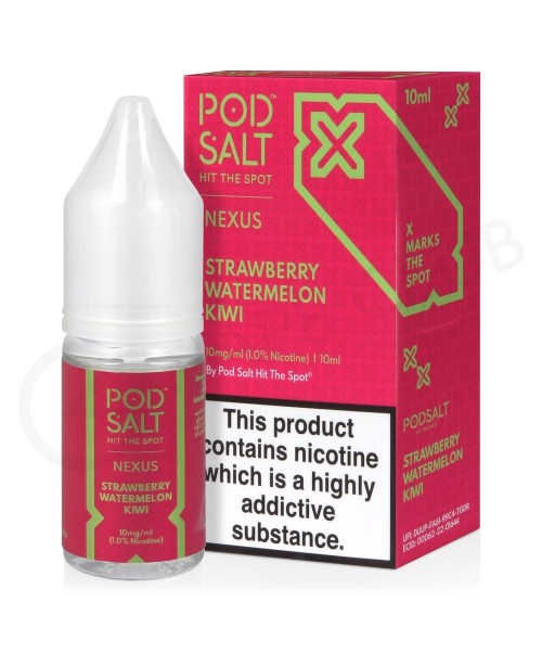 Strawberry Watermelon Kiwi Nic Salt E-Liquid by Po...