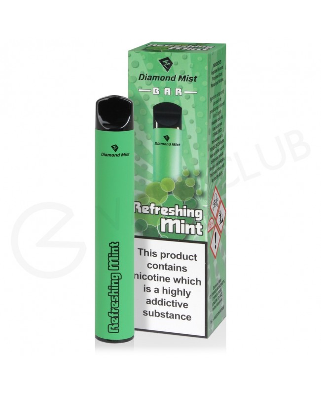 Refreshing Mint Diamond Mist Bar Disposable Vape