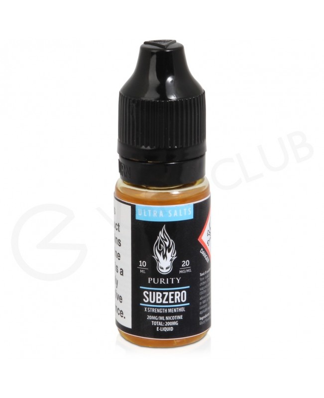 Subzero Ultra Salt E-Liquid by Purity